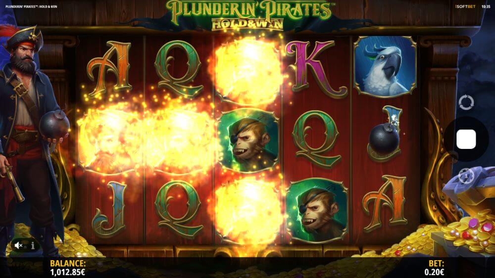 Plunderin' Pirates Hold & Win Gokkast Review en Casino's